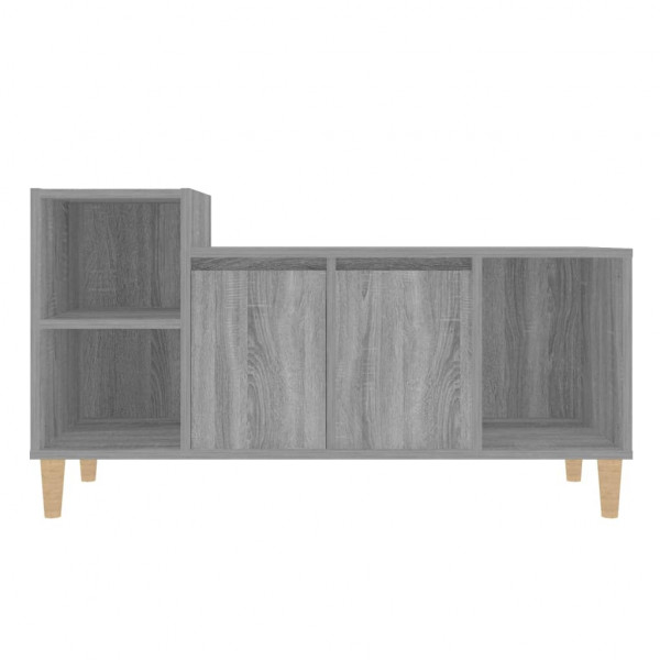 Mueble de TV madera contrachapada gris Sonoma 100x35x55 cm M 5