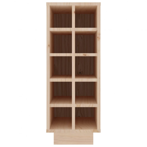Botellero madera maciza de pino 23x34x61 cm M 5