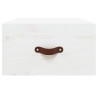 Mesa de cabeceira montagem na parede 40x29.5x22 cm branco 5