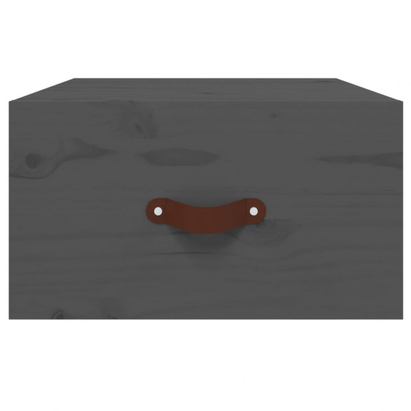 Mesa de cabeceira de parede 40x29.5x22 cm cinzento M 5