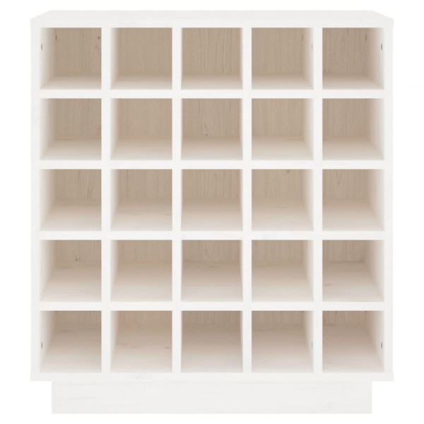 Botellero de madera maciza de pino blanco 55.5x34x61 cm M 5