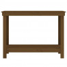Banco de trabajo madera maciza de pino marrón miel 110x50x80 cm 5