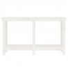 Banco de trabalho 140x50x80 cm pinho maciço branco 1