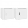 Mesas de cabeceira 2 pcs 50x39x47 cm branco 2