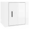 Mesas de cabeceira 2 pcs 50x39x47 cm branco brilhante 5