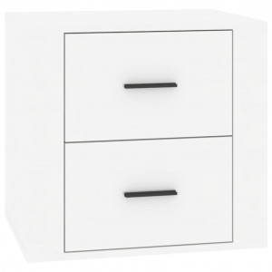Mesa de cabeceira 50x39x47 cm branco brilhante H