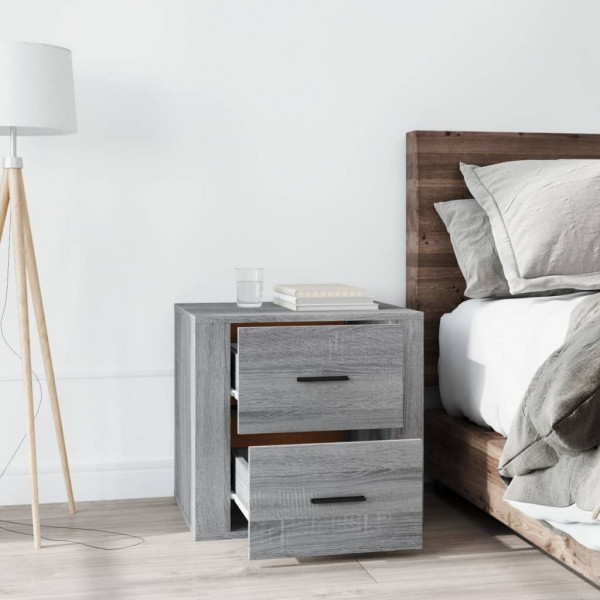 Mesita de noche gris Sonoma 50x39x47 cm M 3