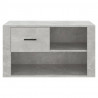Mueble zapatero madera contrachapada gris hormigón 80x35x45 cm 5