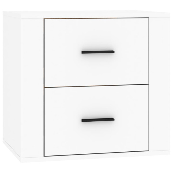 Mesita de noche de pared blanca 50x36x47 cm M 2