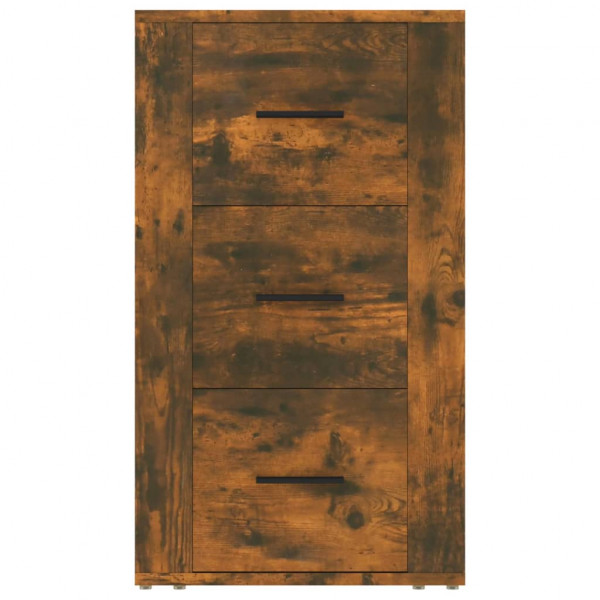 Aparador madera contrachapada color roble ahumado 40x33x70 cm M 3