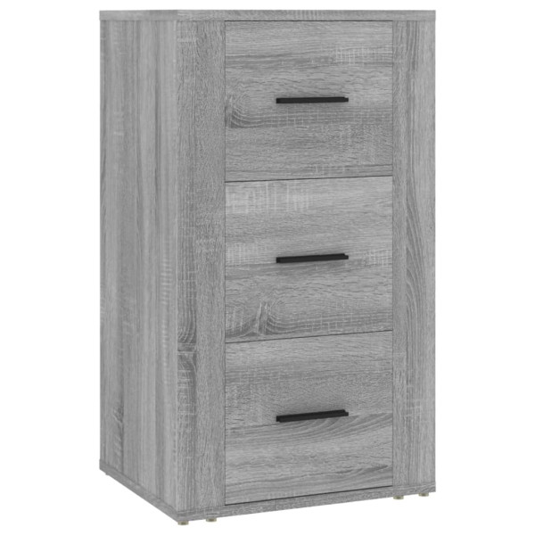 Aparador de madera contrachapada gris Sonoma 40x33x70 cm M 2