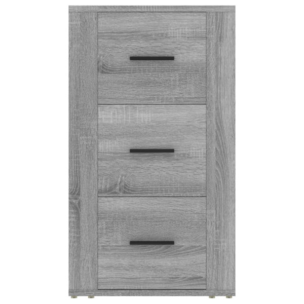 Aparador de madera contrachapada gris Sonoma 40x33x70 cm M 3