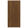 Aparador de madera contrachapada marrón roble 40x33x70 cm 5
