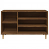 Mueble zapatero madera contrachapada roble marrón 102x36x60 cm 5