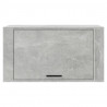 Mueble zapatero pared contrachapada gris hormigón 70x35x38 cm 5