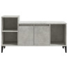 Mueble para TV madera contrachapada gris hormigón 100x35x55 cm 5