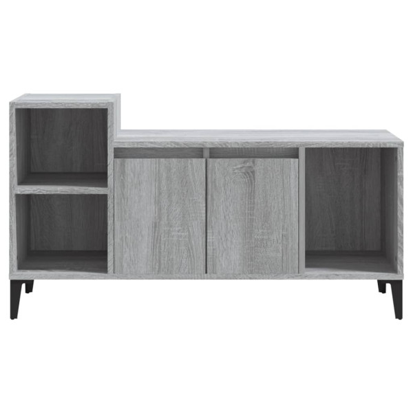 Mueble de TV madera contrachapada gris Sonoma 100x35x55 cm M 5