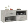 Mueble para TV contrachapada gris hormigón 100x35x40 cm 4