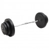 Barra curl com discos 60 kg 1