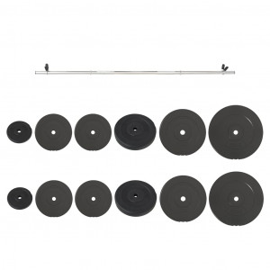 Mancuerna con discos 90 kg H