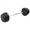 Barra curl com discos 90 kg 1