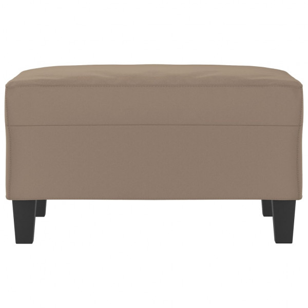 Reposapiés tela de microfibra gris taupé 70x55x41 cm M 3