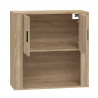 Armario de pared madera contrachapada roble sonoma 80x33x80 cm 4