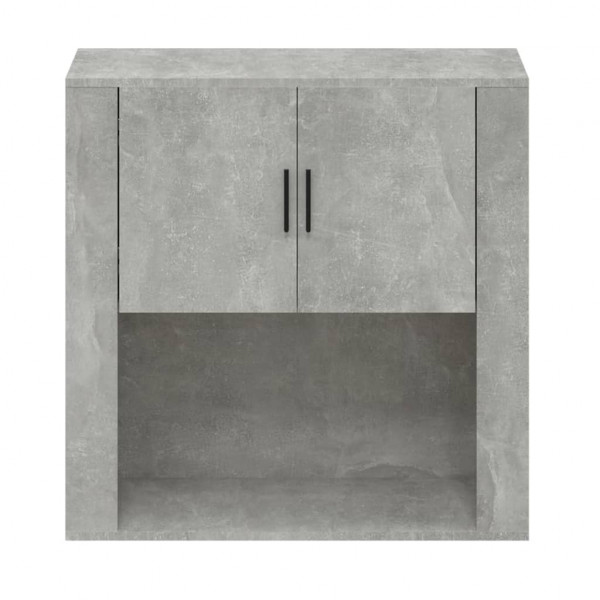 Armario de pared madera contrachapada gris hormigón 80x33x80 cm M 3