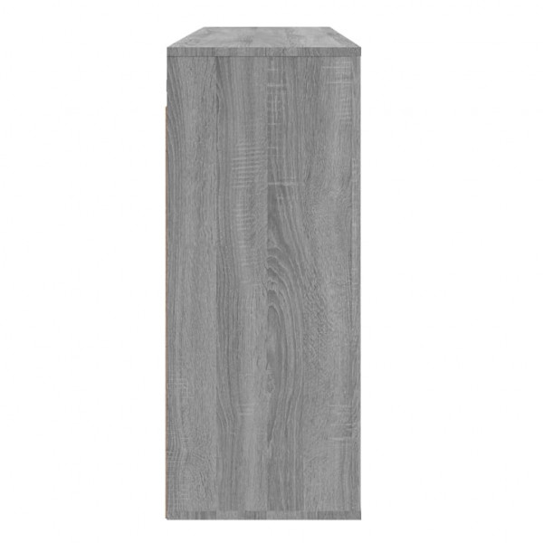 Armario de pared madera contrachapada gris Sonoma 80x33x80 cm M 5