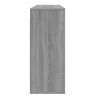 Armario de pared madera contrachapada gris Sonoma 80x33x80 cm 5