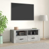 Mueble para TV contrachapada gris hormigón 100x35x40 cm 1