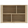Aparador madera contrachapada color roble Sonoma 80x30x54 cm 5