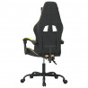 Silla gaming cuero sintético negro y dorado 5