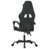 Silla gaming cuero sintético negro y camuflaje 5