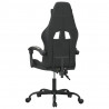 Silla gaming giratoria cuero sintético negro y camuflaje 5
