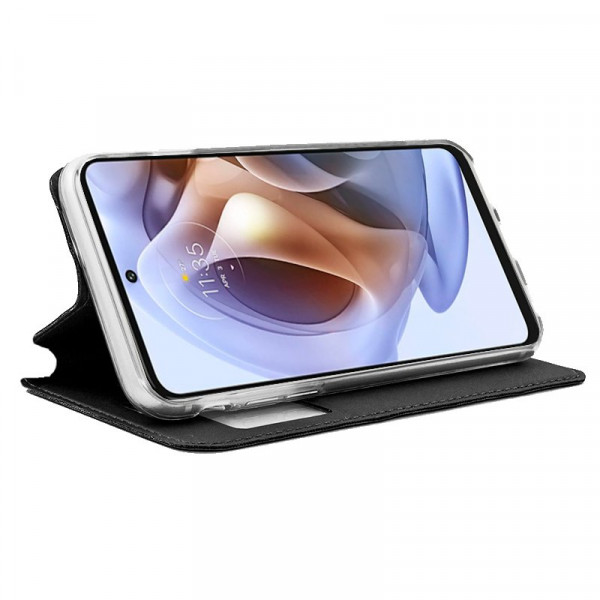 Funda COOL Flip Cover para Motorola Moto G31 / G41 Liso Negro M 2