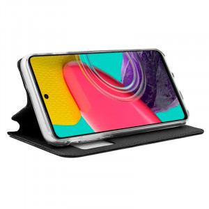 Funda COOL Flip Cover para Samsung M536 Galaxy M53 5G Liso Negro H