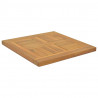 Tablero de mesa cuadrado madera maciza de teca 40x40x2.5 cm 3