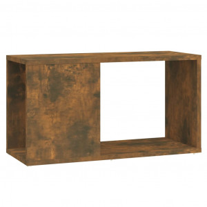 Mueble para TV madera contrachapada roble ahumado 60x24x32 cm H