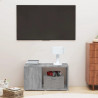 Mueble de TV madera contrachapada gris Sonoma 60x24x32 cm 1