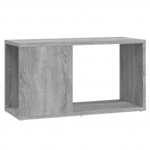 Mueble de TV madera contrachapada gris Sonoma 60x24x32 cm H