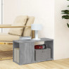 Mueble de TV madera contrachapada gris Sonoma 60x24x32 cm 3