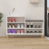 Mueble zapatero madera contrachapada blanco 102x36x60 cm 3