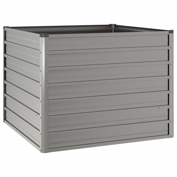 Canteiro de jardim 100x100x77 cm aço corten cor enferrujado M 2