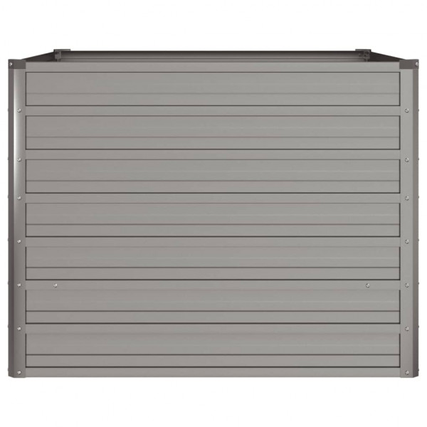 Arriate oxidado de acero corten 100x100x77 cm M 4