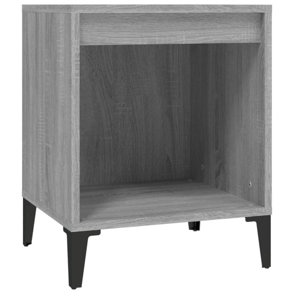 Mesas de cabeceira 2 pcs 40x35x50 cm cinzento sonoma M 5