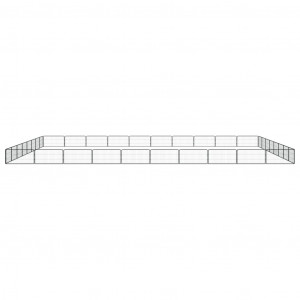 Jaula perros 36 paneles acero recubierto polvo negro 100x50 cm H