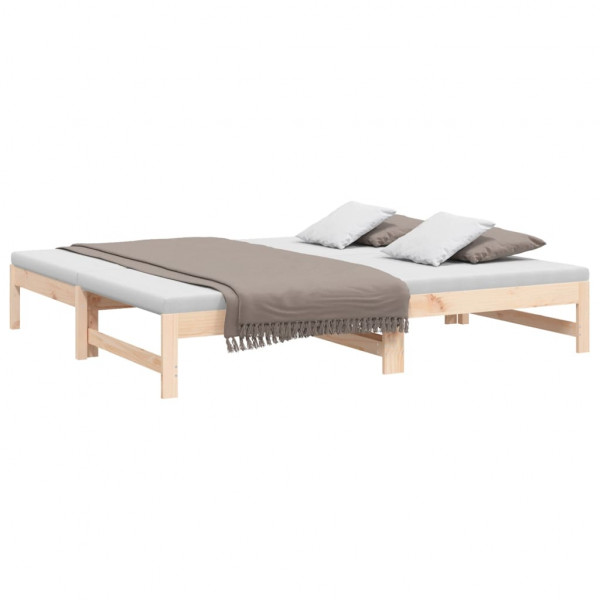 Sofá cama extraíble madera maciza de pino 2x(90x190) cm M 3