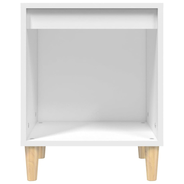 Mesa de cabeceira 40x35x50 cm derivados de madeira branco M 5