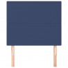 Cabeceira de cama 2 pcs tecido 100x5x78/88 cm azul 3